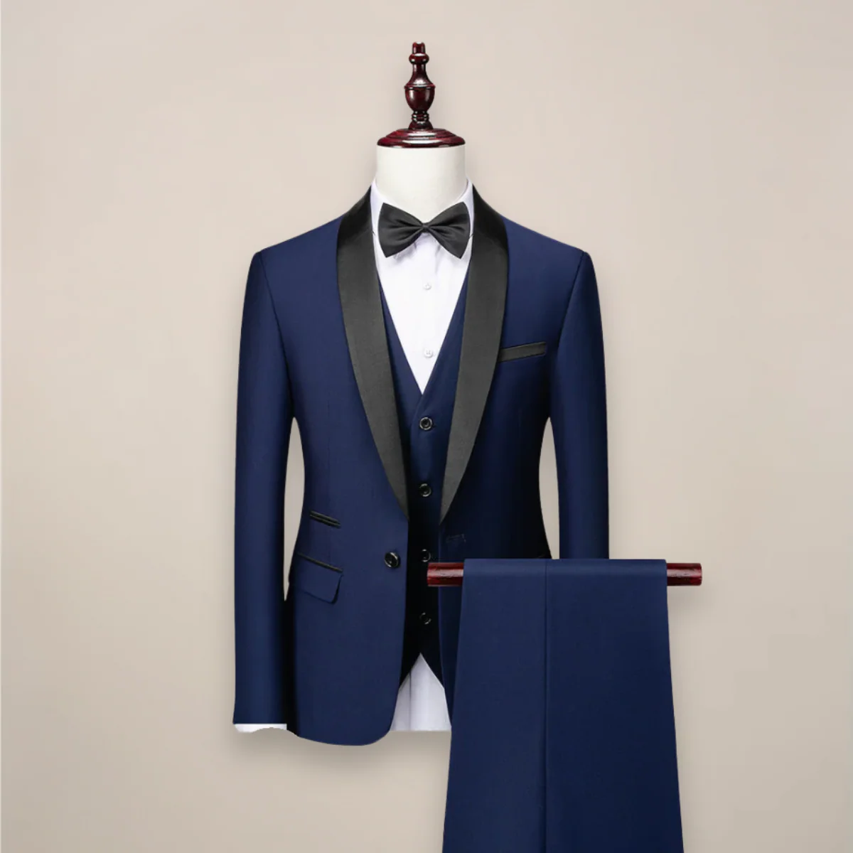 Albert | Men’s Suit Formal Three Piece Set with Waistcoat and Blazer - Image 3