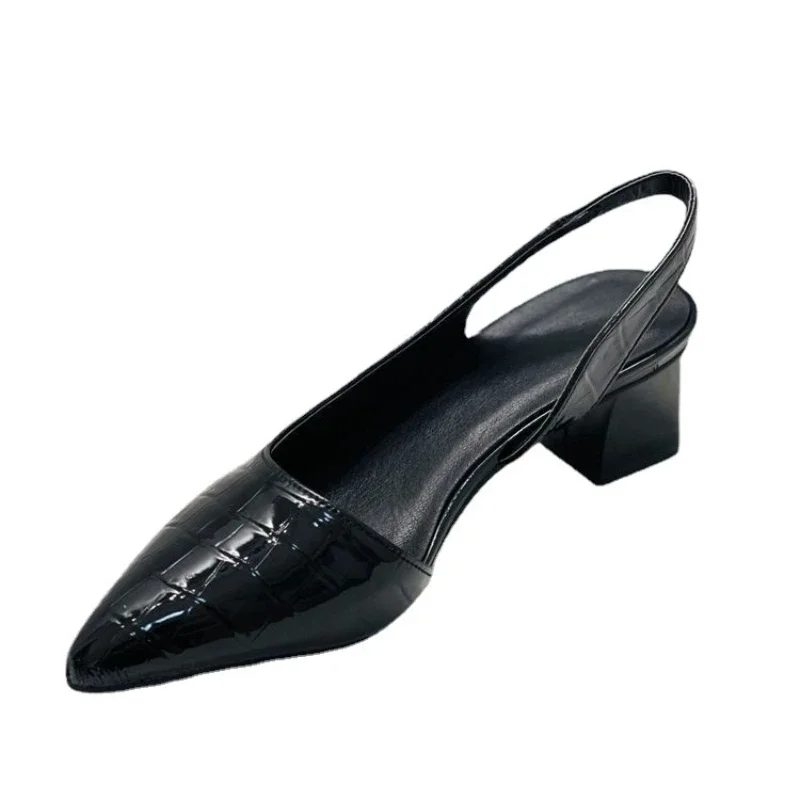 Amelia | Women’s Elegant Slingback Pointed-Toe Heels with Block Heel - Image 5