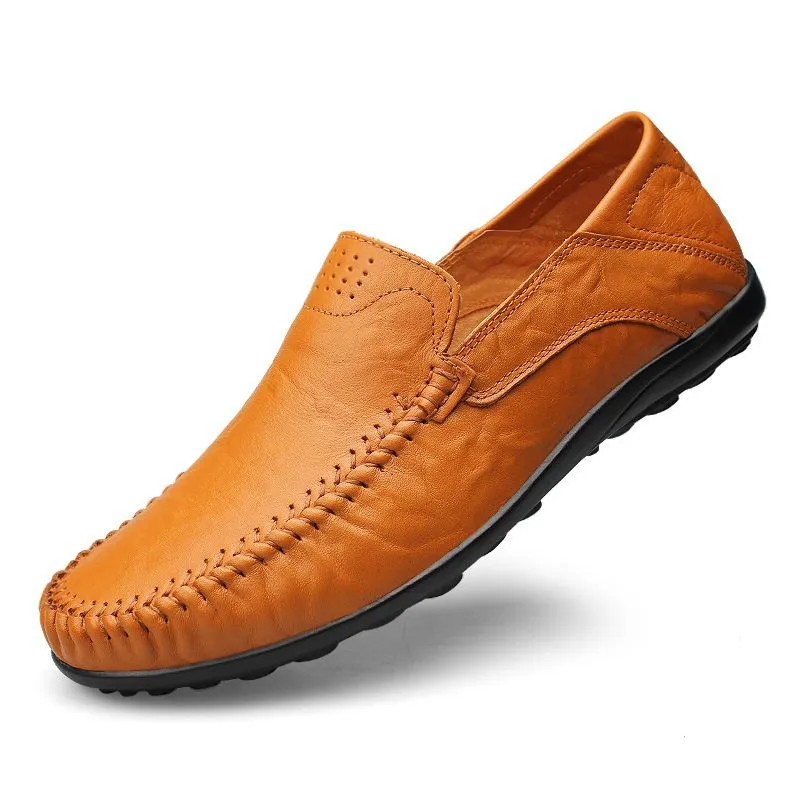 Bernadette | Women's Classic Loafers with Hand-Stitched Detail - Image 7
