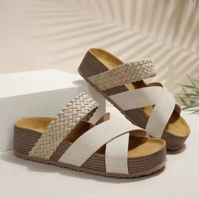 Caitlin | Women’s Casual Sandals with Cross Straps - Image 6
