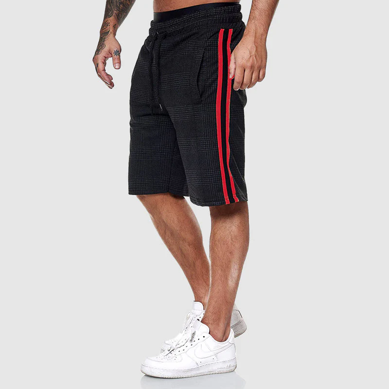 Christopher | Men’s Casual Plaid Shorts with Drawstring Waist - Image 3