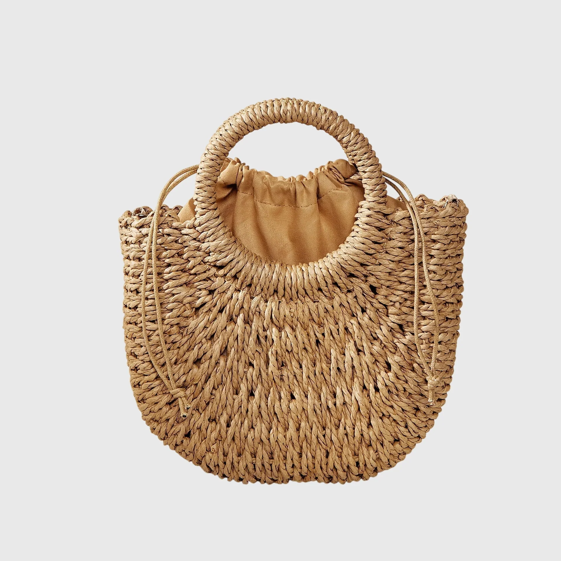 Clara | Women’s Summer Beach Hand Bag with Round Handles - Image 3