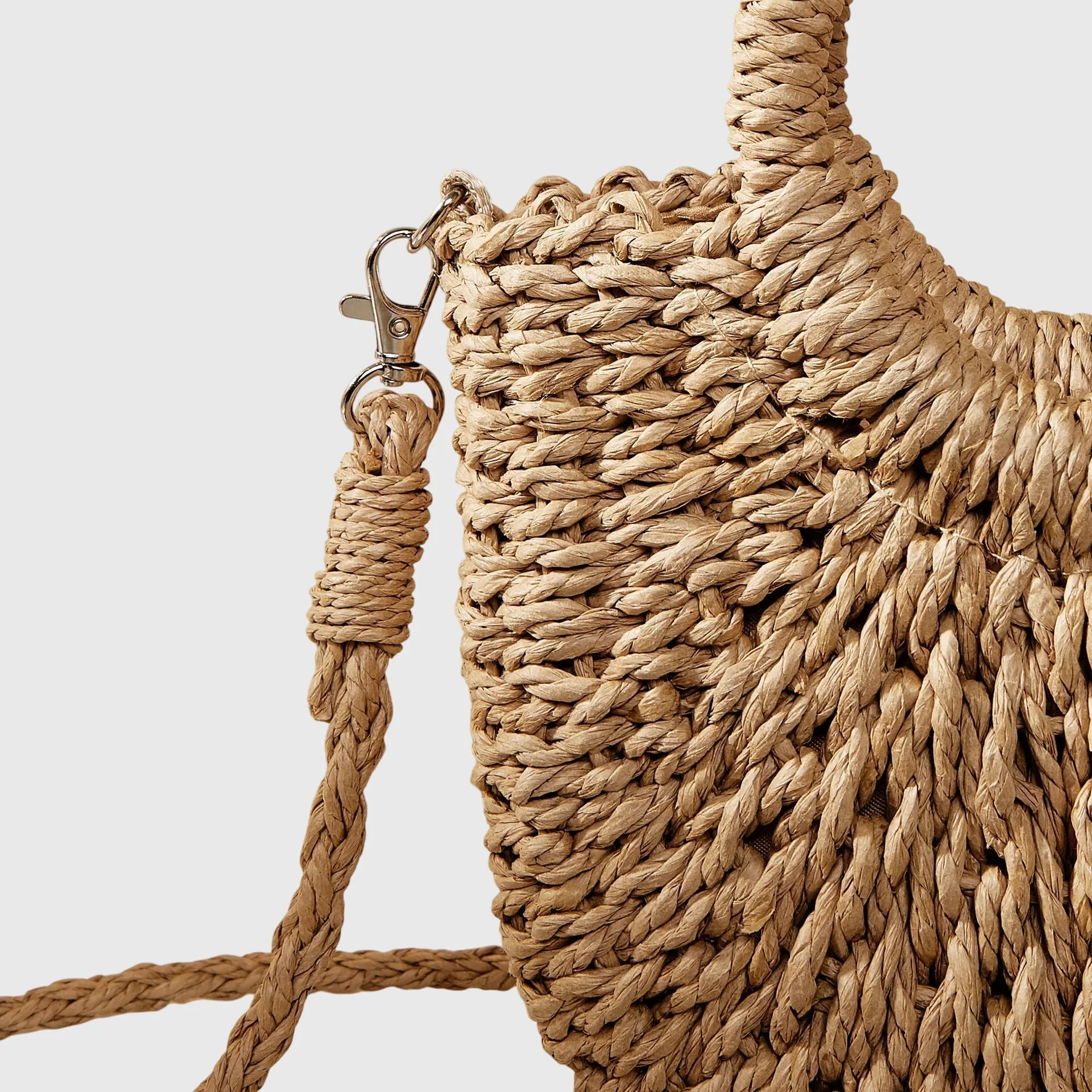 Clara | Women’s Summer Beach Hand Bag with Round Handles - Image 4