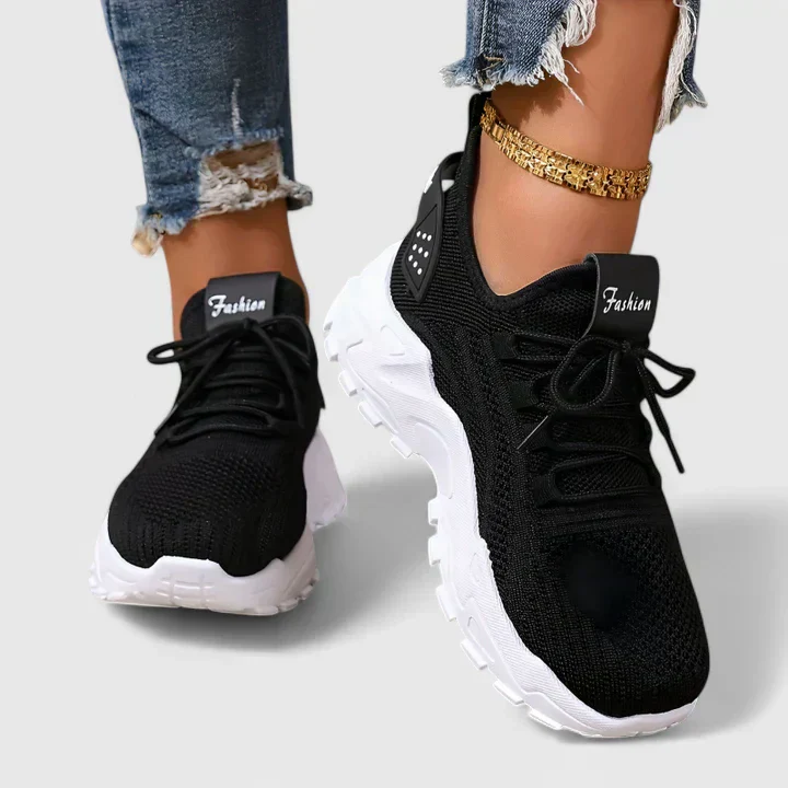 Daisy | Women’s Breathable Trainers with Chunky Sole - Image 3