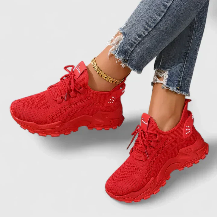 Daisy | Women’s Breathable Trainers with Chunky Sole - Image 5