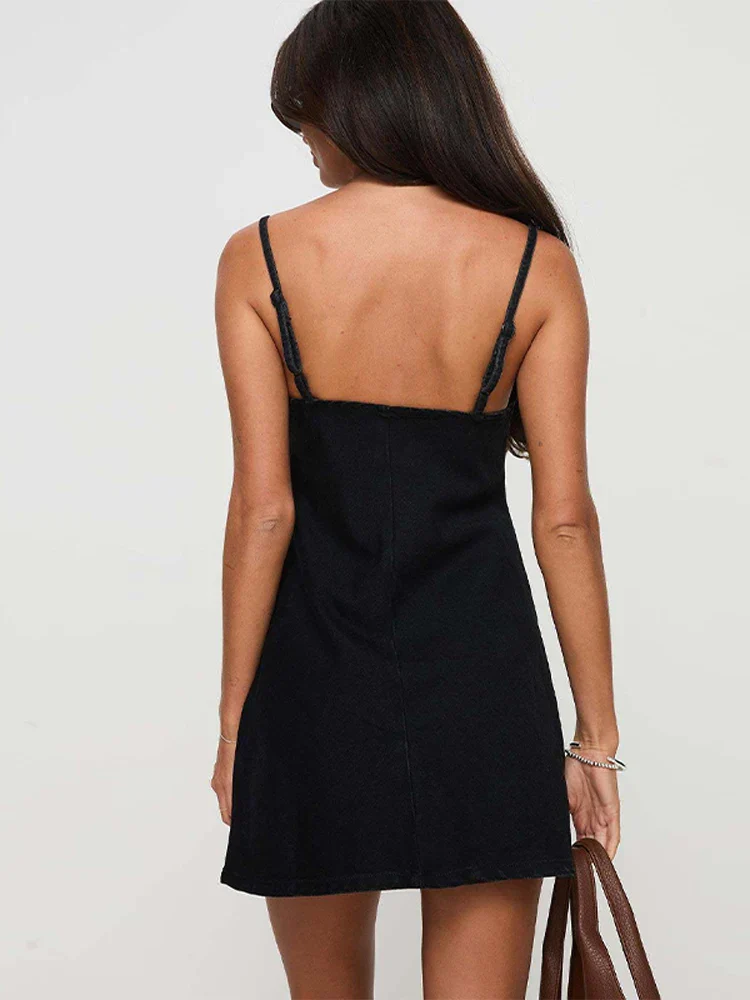 Denise | Women’s Summer Mini Dress with Cutout Bust - Image 5