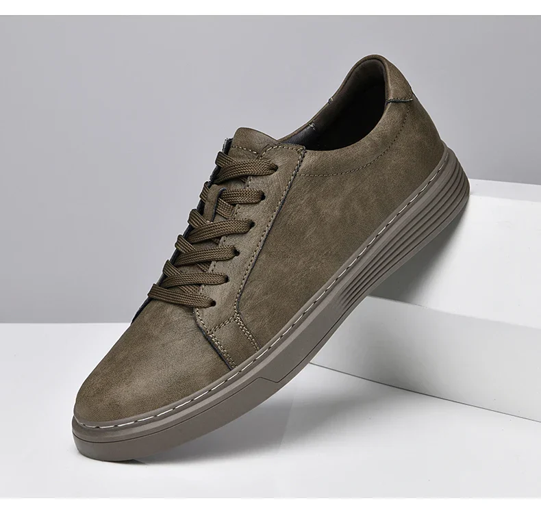 Digby | Men’s Classic Summer Trainers with Contrast Stitching - Image 14