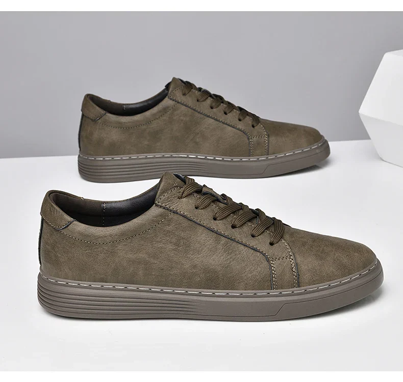 Digby | Men’s Classic Summer Trainers with Contrast Stitching - Image 8