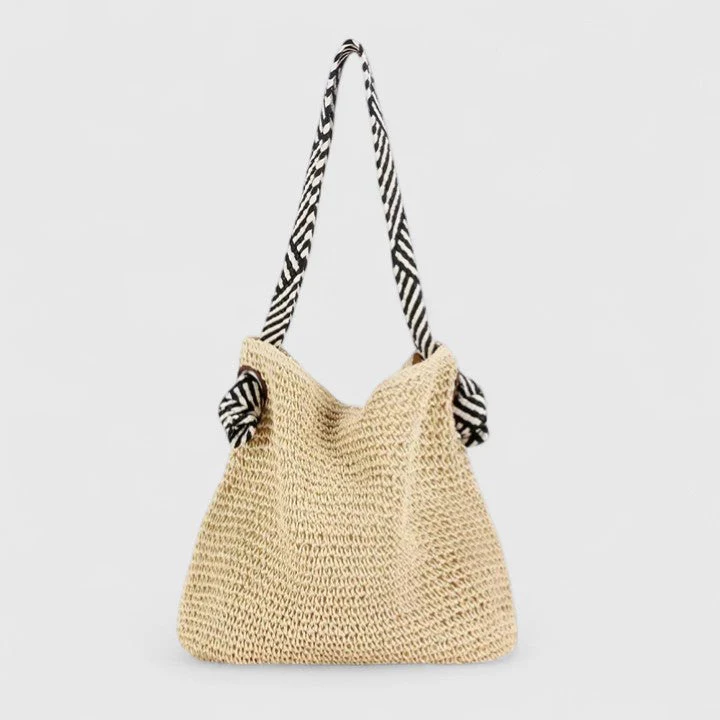 Eliza | Women’s Summer Beach Bag with Zebra Strap - Image 6