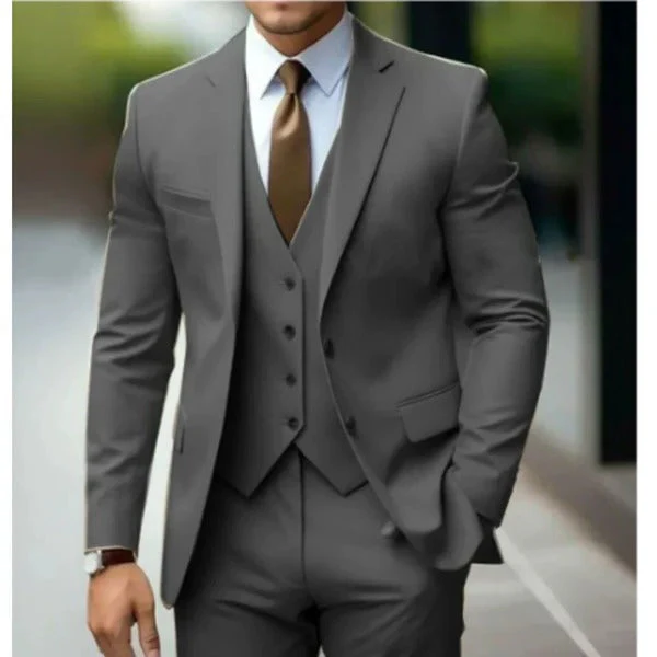 Elliot | Classic Men's 3-Piece Suit with Waistcoat - Image 11
