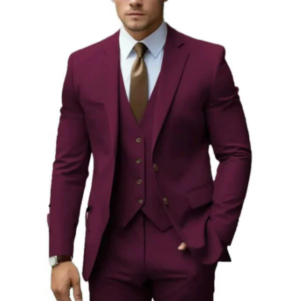 Elliot | Classic Men's 3-Piece Suit with Waistcoat - Image 3