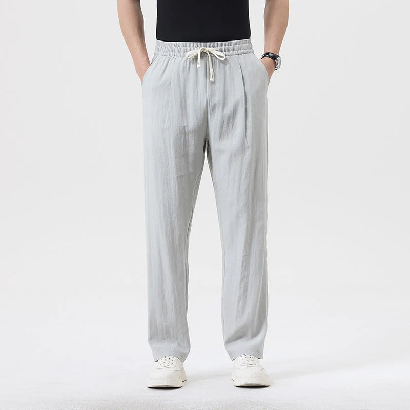 Elliot | Men's Summer Relaxed Lounge Pants with Drawstring Waist - Image 5