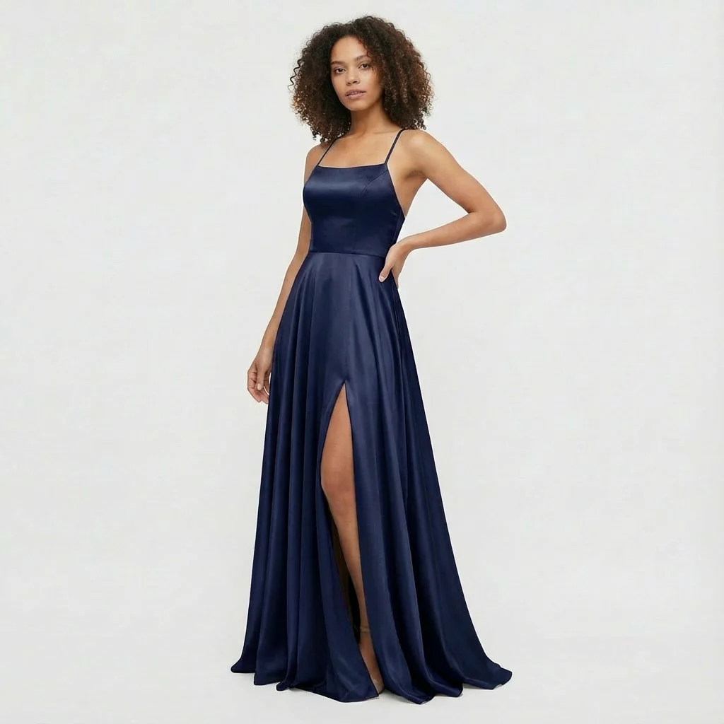 Elsie | Women’s Maxi Prom Dress with Thigh-High Split - Image 7
