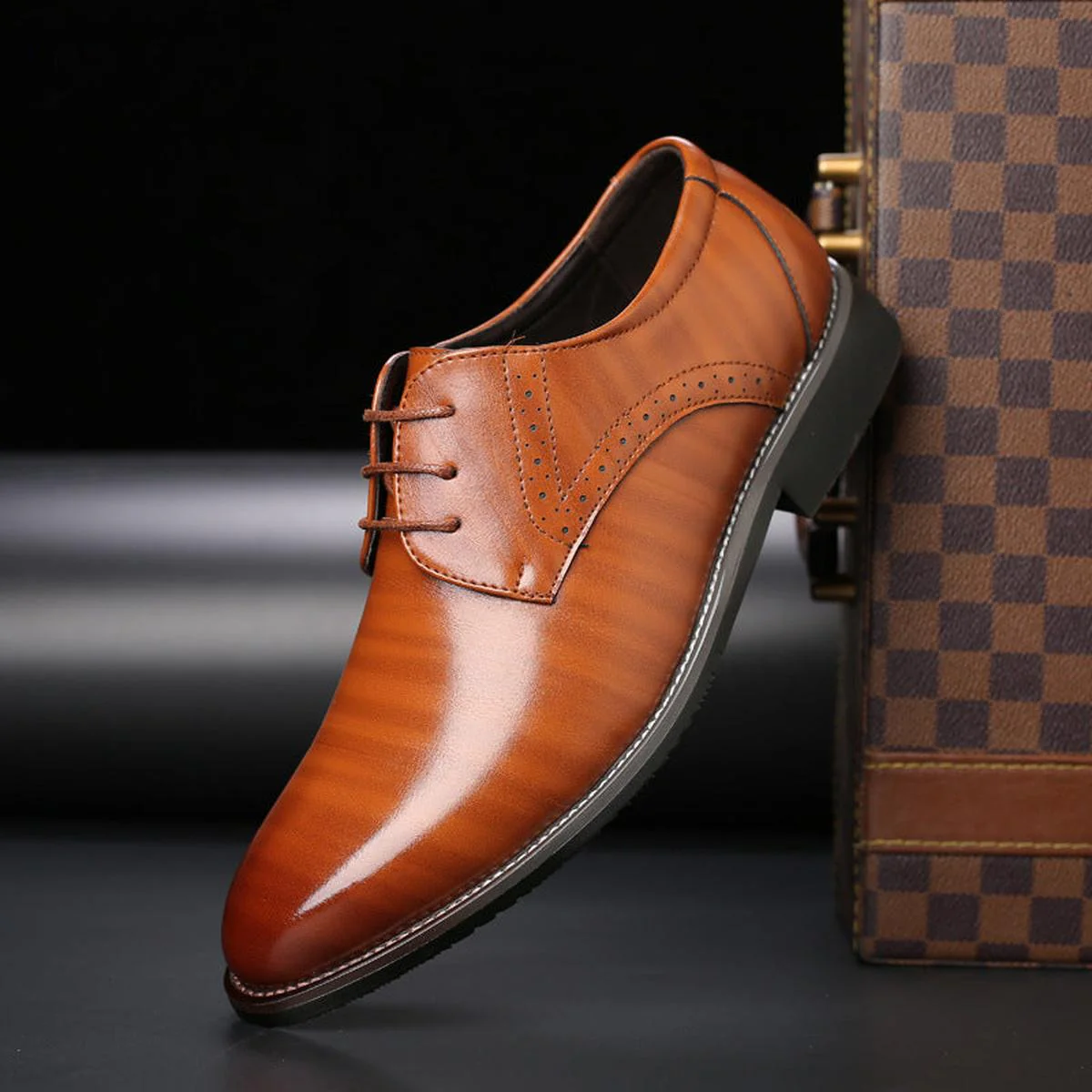 Ethan | Men’s Classic Derby Shoes with Lace-Up Closure - Image 3