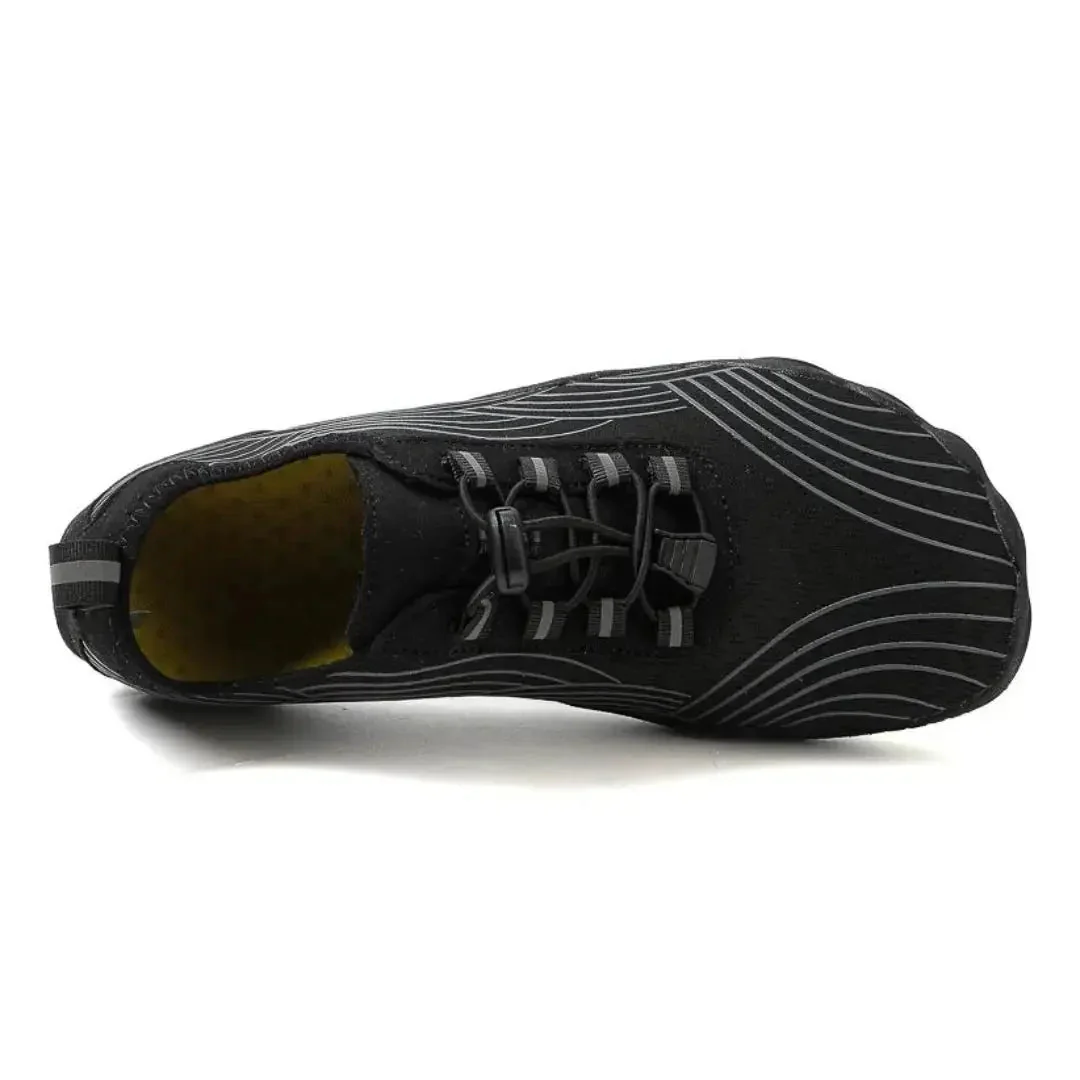 Everyday Wear Lace-Up Barefoot Shoes with Heel Pull Tab - Image 17