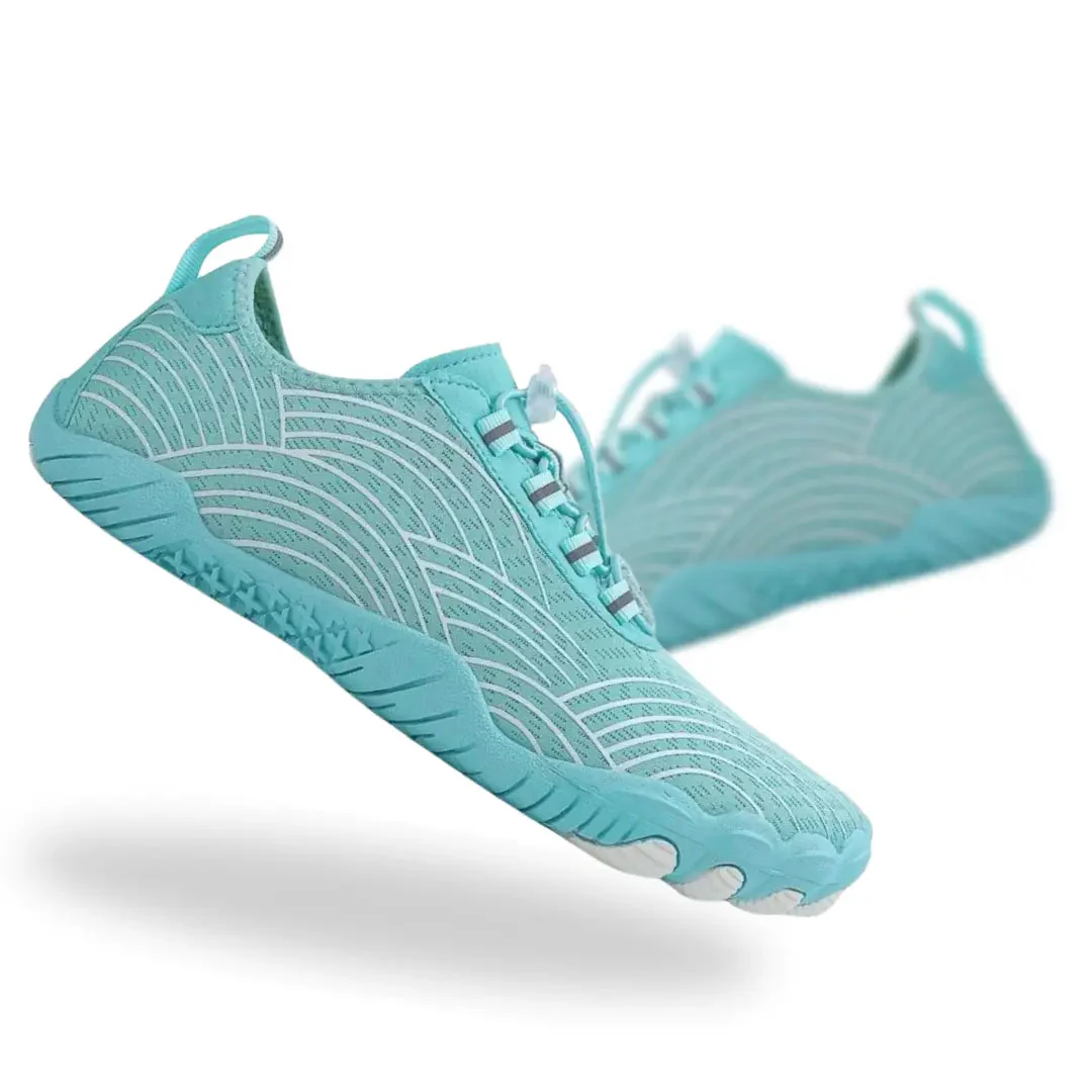 Everyday Wear Lace-Up Barefoot Shoes with Heel Pull Tab - Image 19
