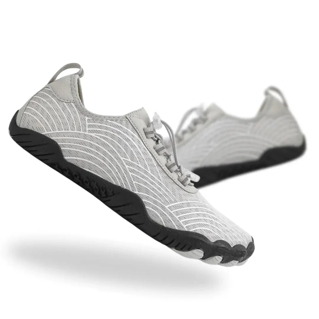 Everyday Wear Lace-Up Barefoot Shoes with Heel Pull Tab - Image 25