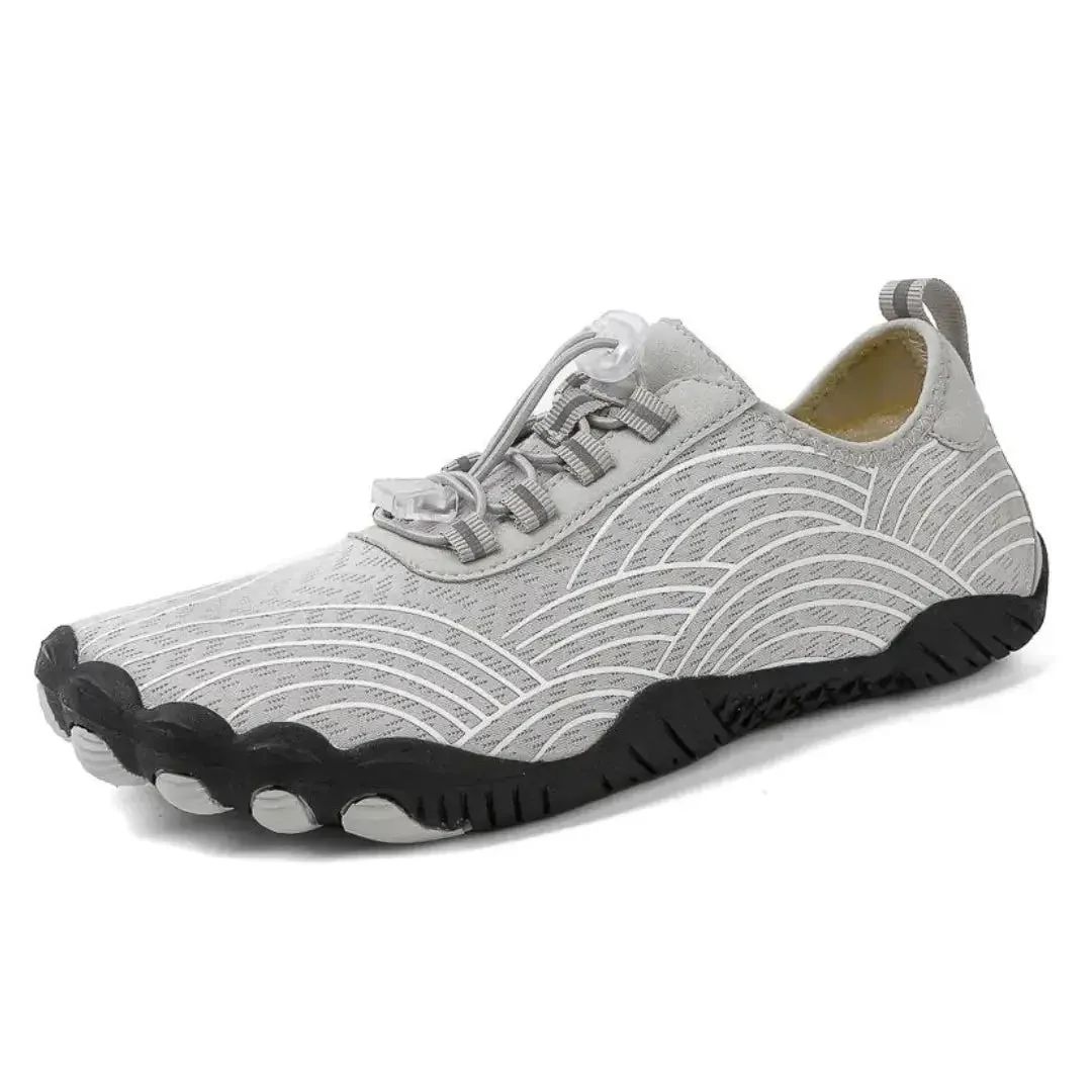 Everyday Wear Lace-Up Barefoot Shoes with Heel Pull Tab - Image 27