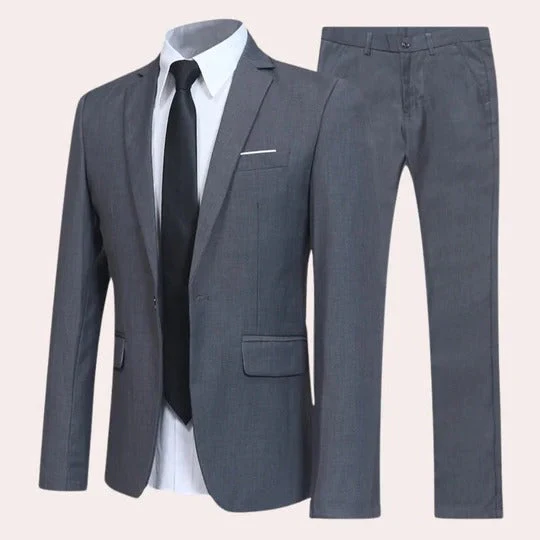 Felix | Men’s Classic Two Piece Suit with Notch Lapel - Image 2