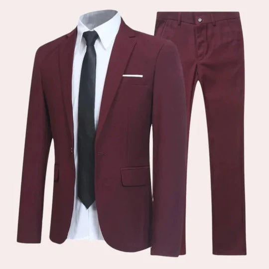 Felix | Men’s Classic Two Piece Suit with Notch Lapel - Image 4