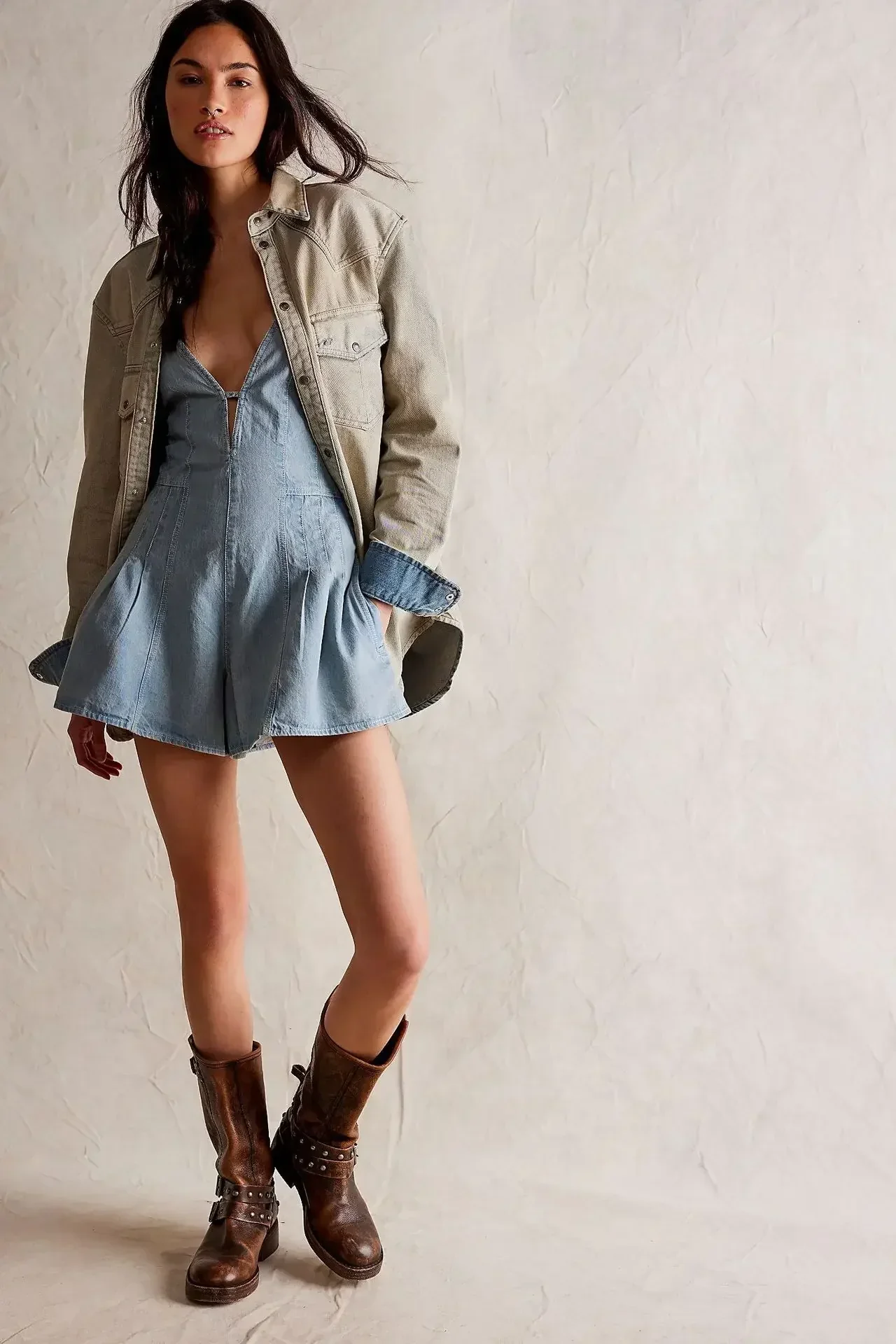 Fiona | Women’s Summer Plunge Dress with Crisscross Back - Image 8