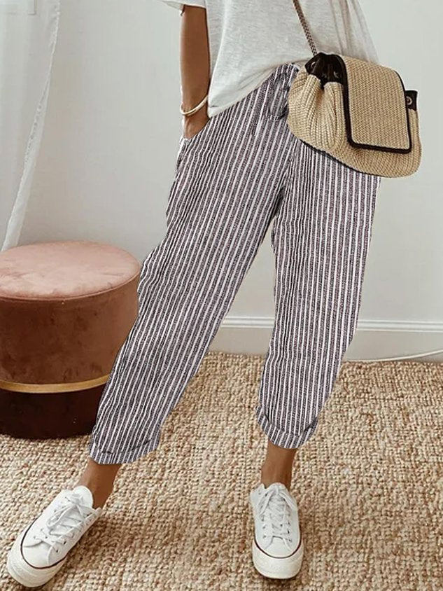Grace | Women’s Relaxed Casual Trousers with Drawstring Waist - Image 6