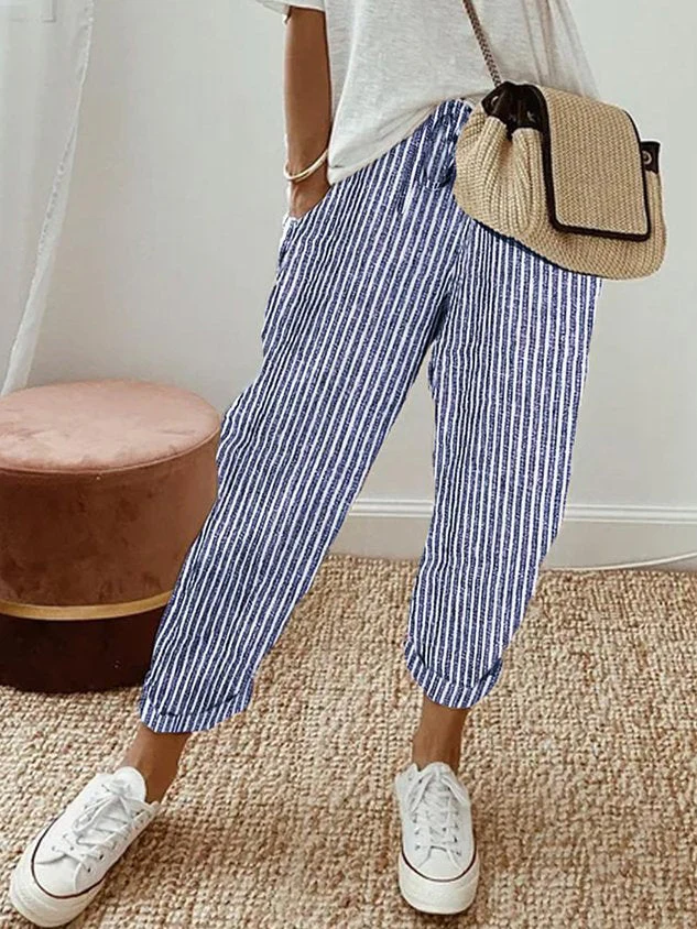 Grace | Women’s Relaxed Casual Trousers with Drawstring Waist - Image 8