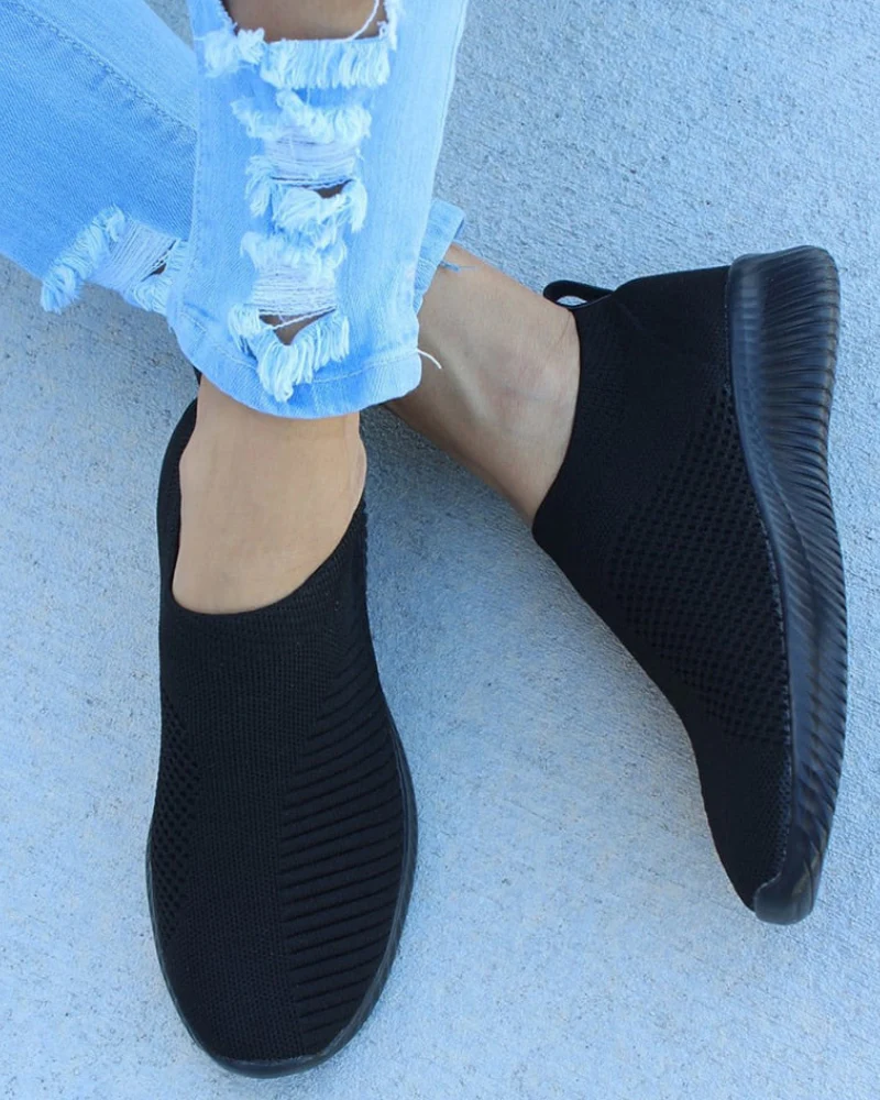Grace | Women’s Slip-On Summer Trainers with Hook-and-Loop Strap - Image 5