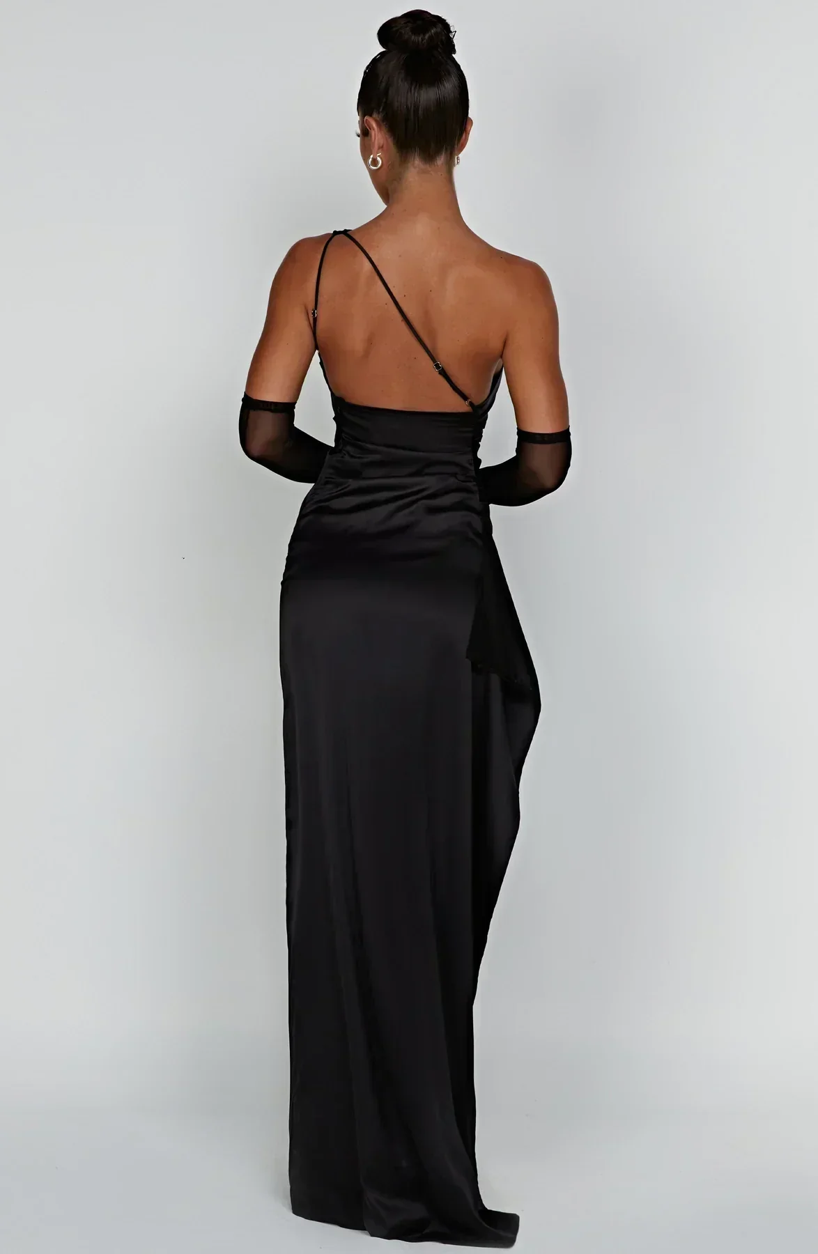 Gwendolen | Women's Elegant One Shoulder Maxi Dress with Asymmetric Straps - Image 21