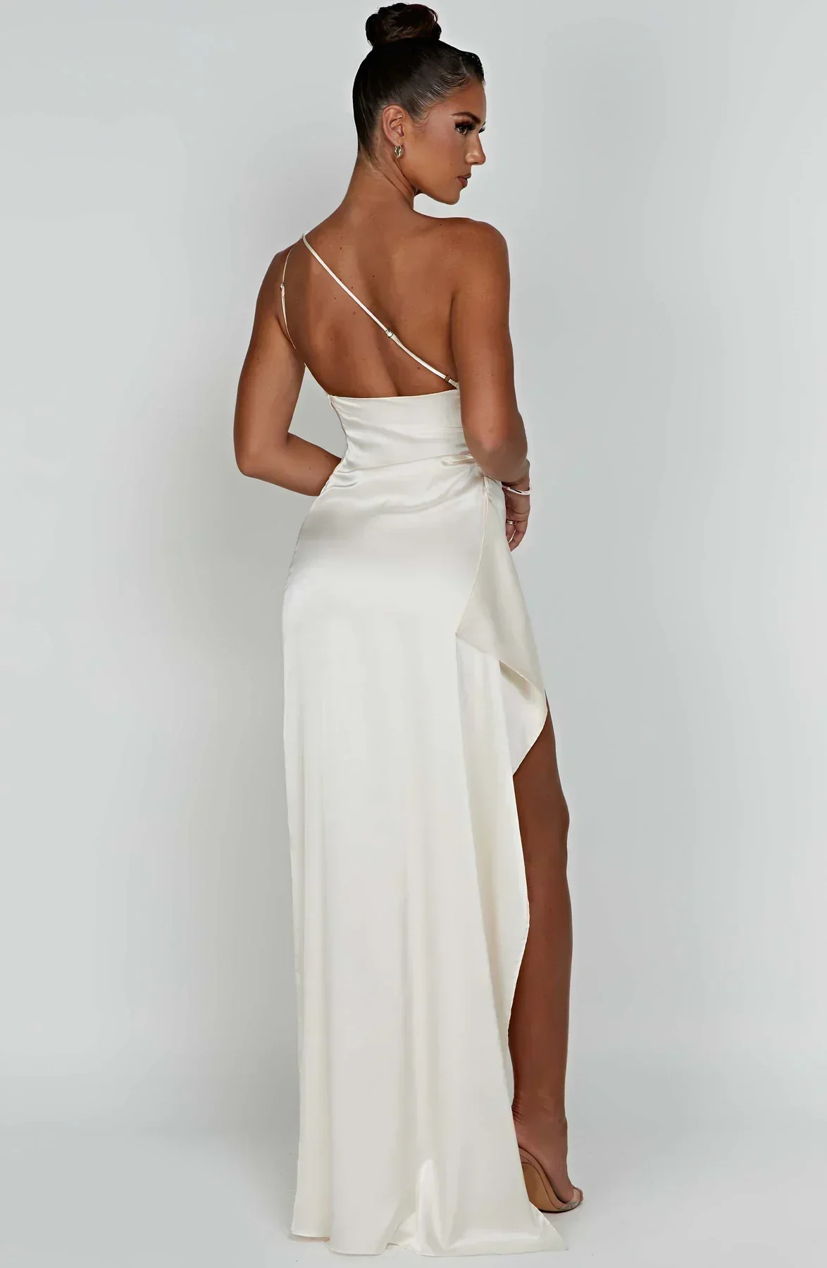 Gwendolen | Women's Elegant One Shoulder Maxi Dress with Asymmetric Straps - Image 35