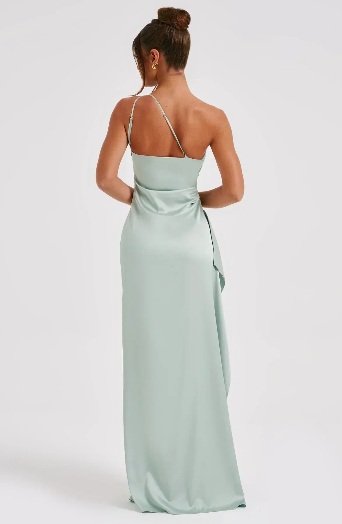 Gwendolen | Women's Elegant One Shoulder Maxi Dress with Asymmetric Straps - Image 43