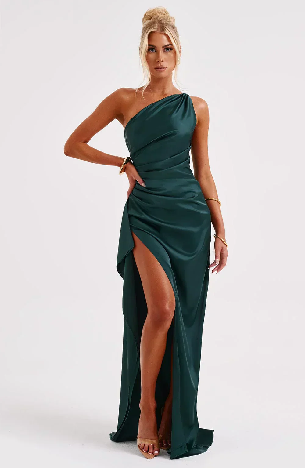 Gwendolen | Women's Elegant One Shoulder Maxi Dress with Asymmetric Straps - Image 50