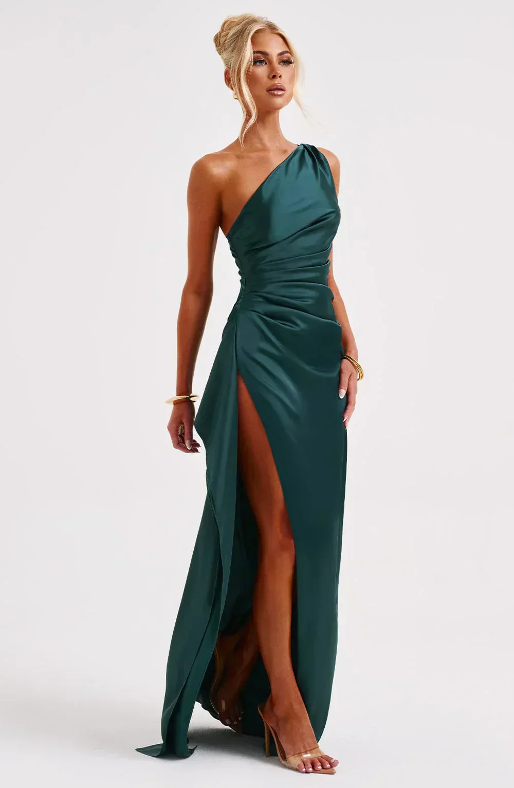 Gwendolen | Women's Elegant One Shoulder Maxi Dress with Asymmetric Straps - Image 55