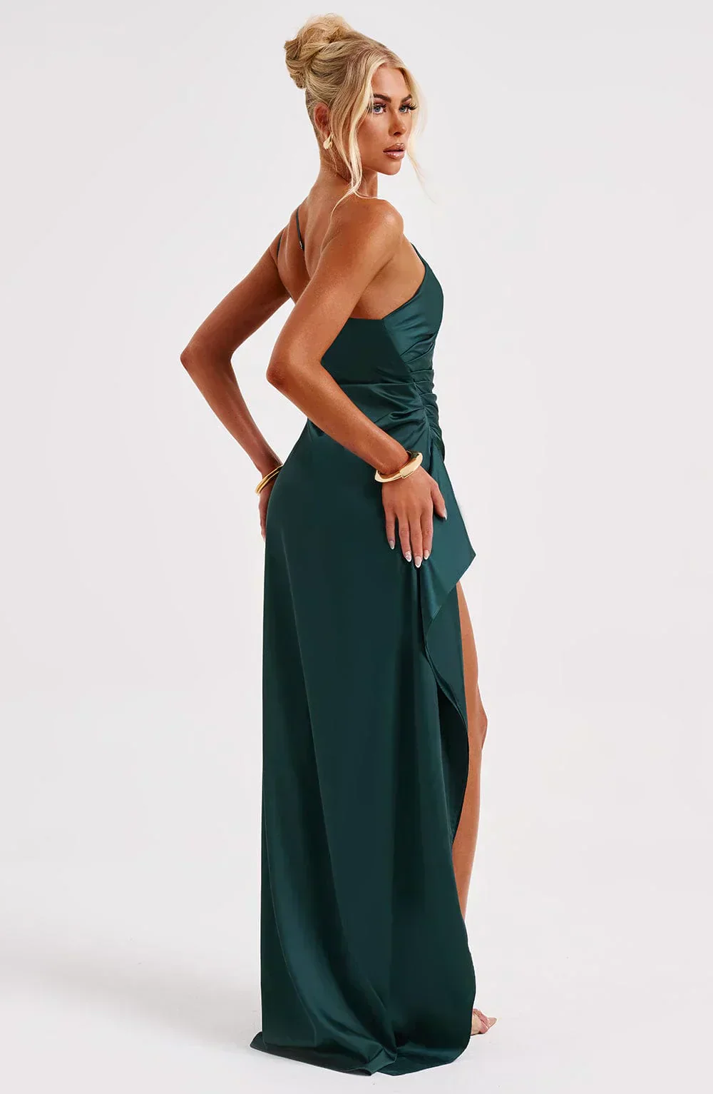 Gwendolen | Women's Elegant One Shoulder Maxi Dress with Asymmetric Straps - Image 56