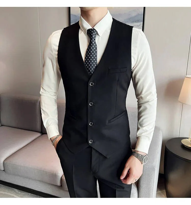 Hugo | Men’s Formal Three Piece Suit with Notch Lapel - Image 14
