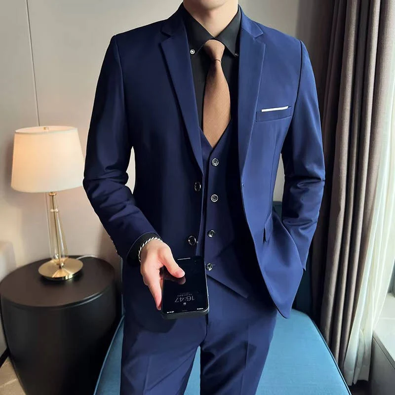 Hugo | Men’s Formal Three Piece Suit with Notch Lapel - Image 16