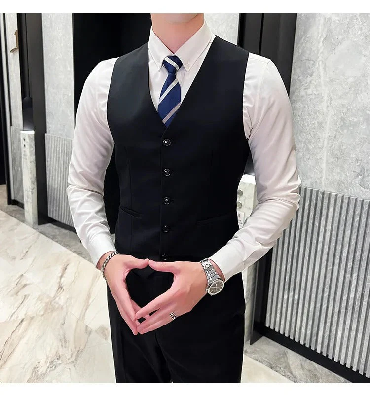 Hugo | Men’s Formal Three Piece Suit with Notch Lapel - Image 20
