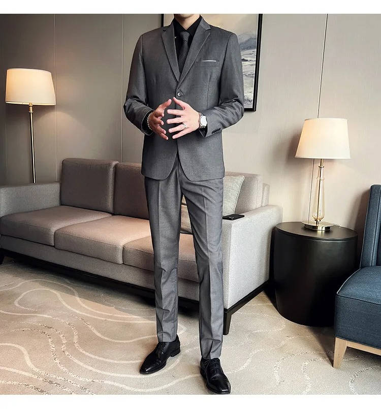 Hugo | Men’s Formal Three Piece Suit with Notch Lapel - Image 3