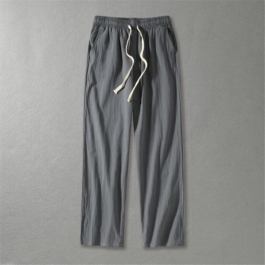Jack | Men’s Relaxed Chic Trousers with Drawstring Waist - Image 3