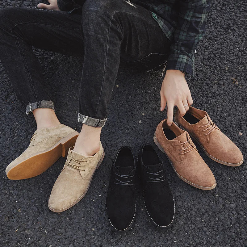 James | Men’s Classic Dress Derby Shoes with Lace-Up Closure - Image 3