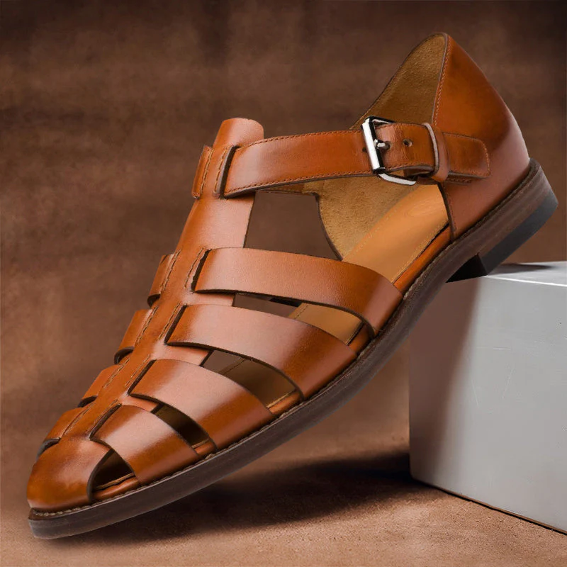 Jonathan | Men’s Urban Fisherman Sandals with Buckle Strap - Image 3