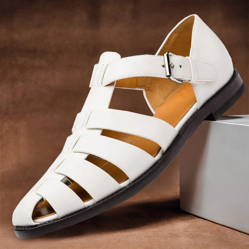 Jonathan | Men’s Urban Fisherman Sandals with Buckle Strap - Image 4