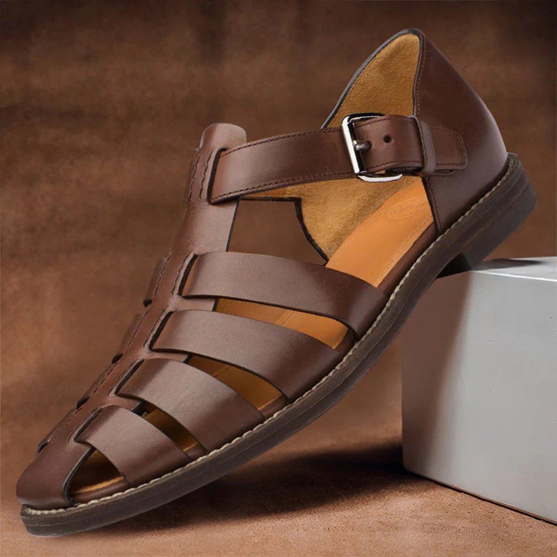 Jonathan | Men’s Urban Fisherman Sandals with Buckle Strap - Image 5