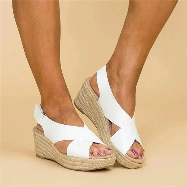 Livia | Women's Classic Wedge Sandals with Arch Support - Image 3