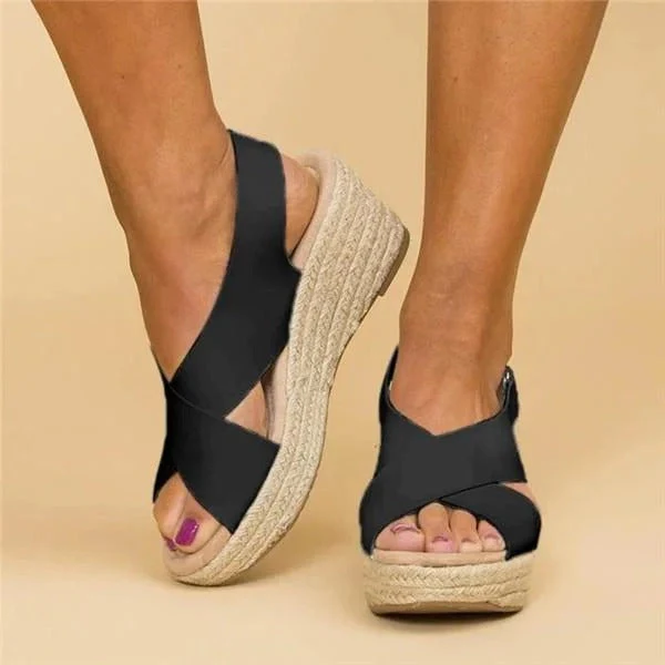 Livia | Women's Classic Wedge Sandals with Arch Support - Image 5