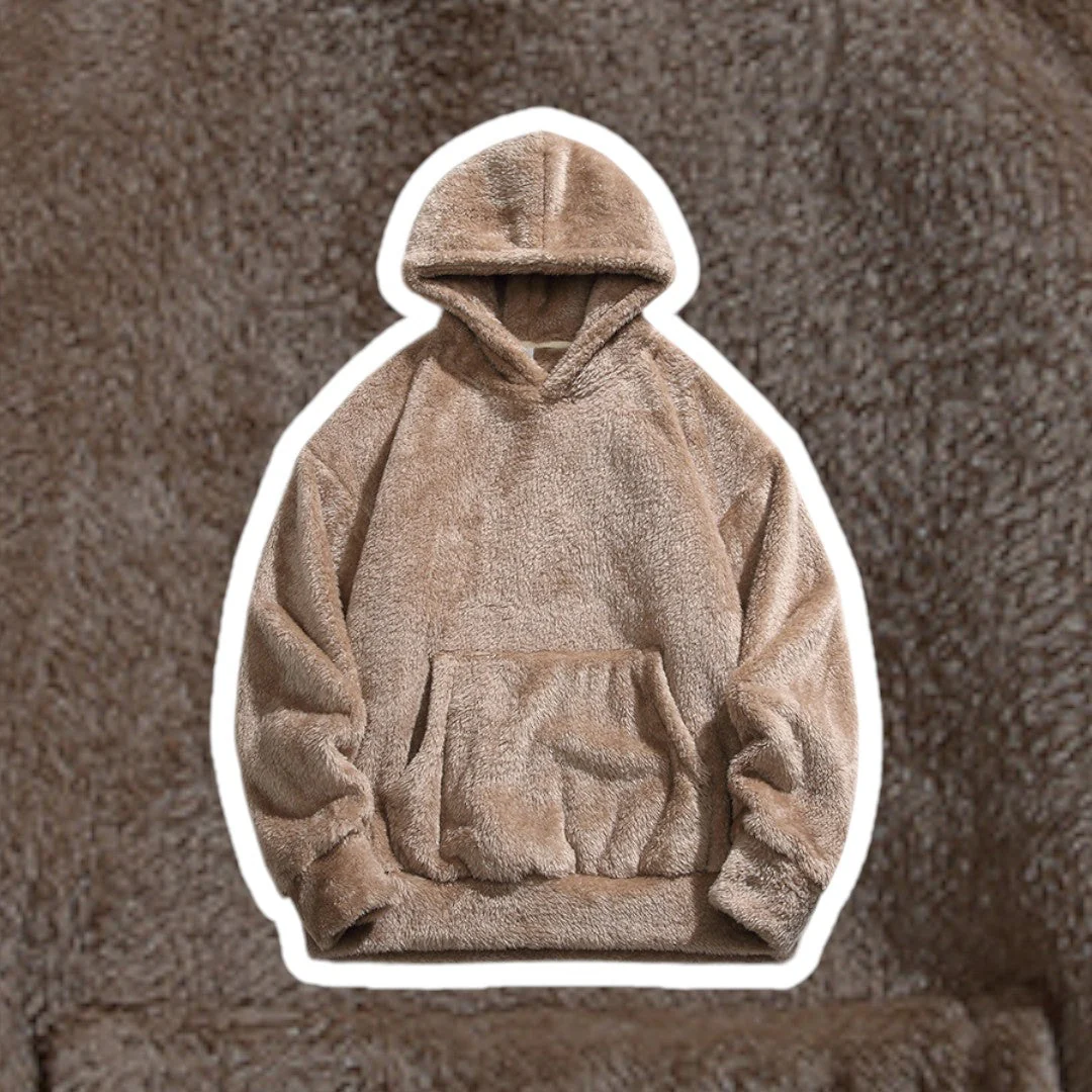 Maxwell | Men’s Casual Fleece Hoodie with Kangaroo Pocket - Image 3