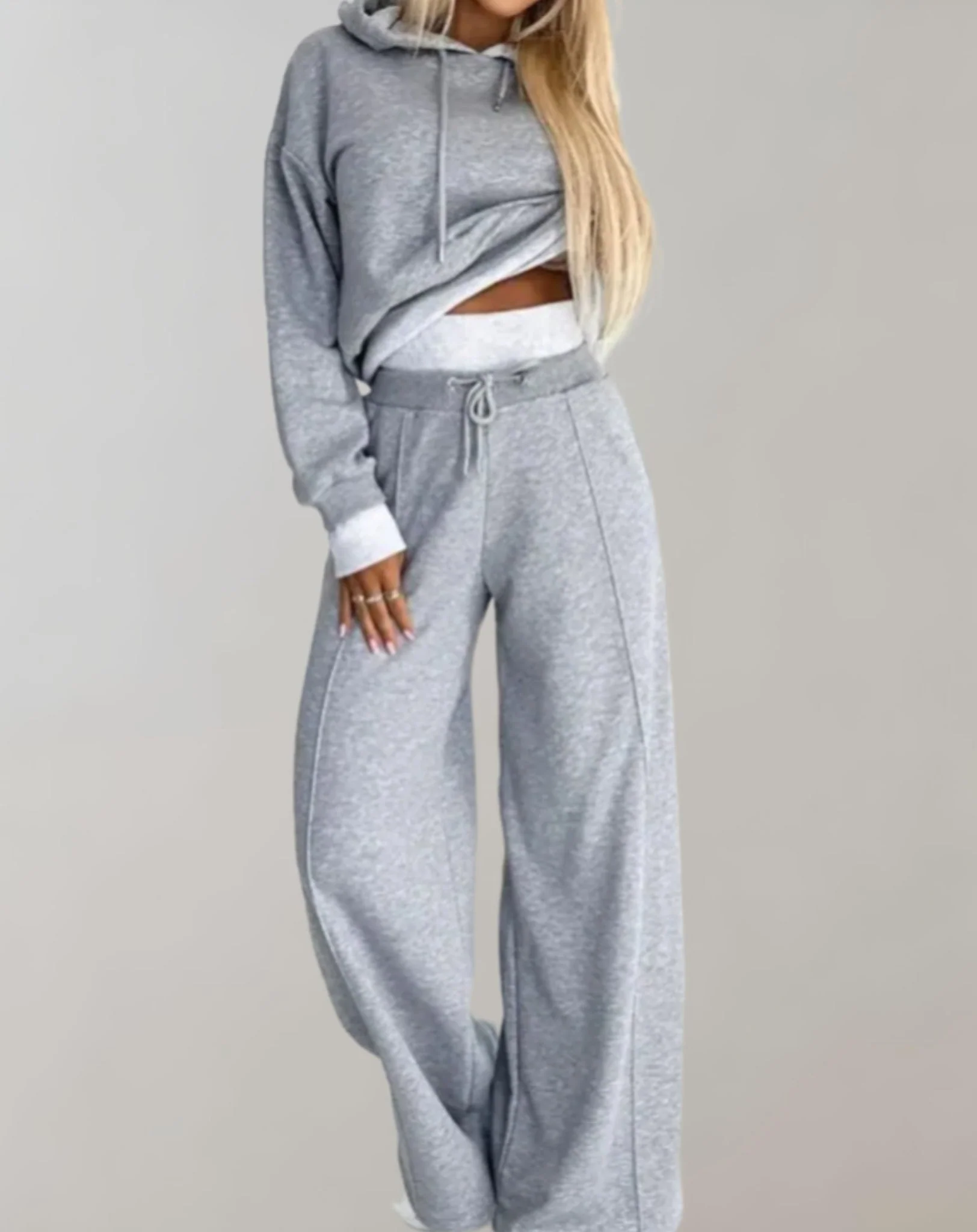 Nancy | Stylish Two-Piece Women’s Tracksuit with Hooded Top - Image 3