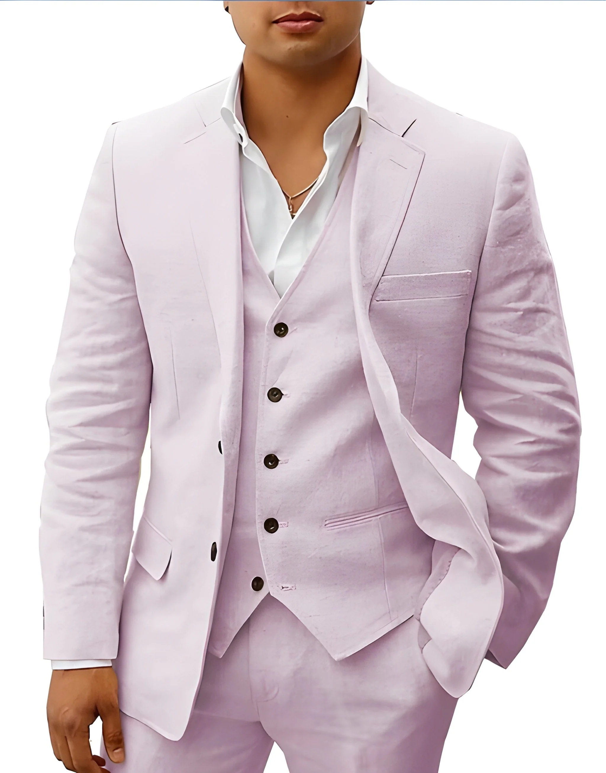 Otis | Men’s Classic Three-Piece Suit with Matching Waistcoat - Image 10