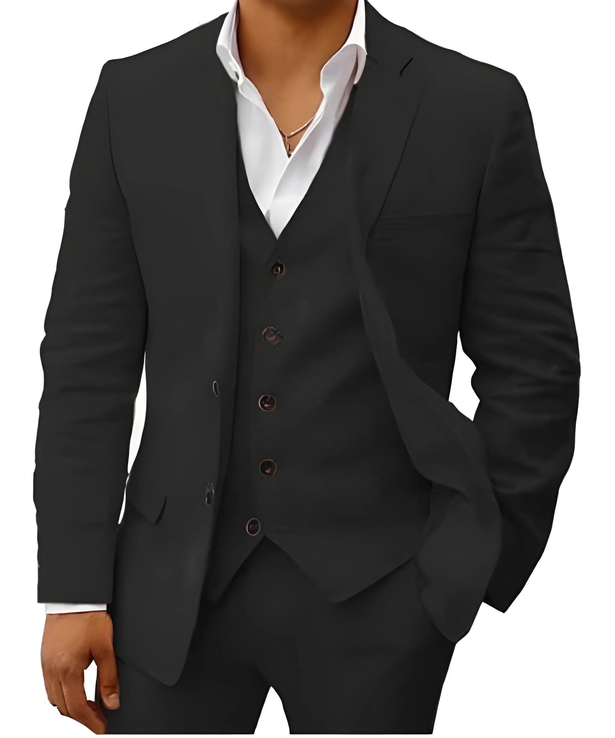 Otis | Men’s Classic Three-Piece Suit with Matching Waistcoat - Image 11