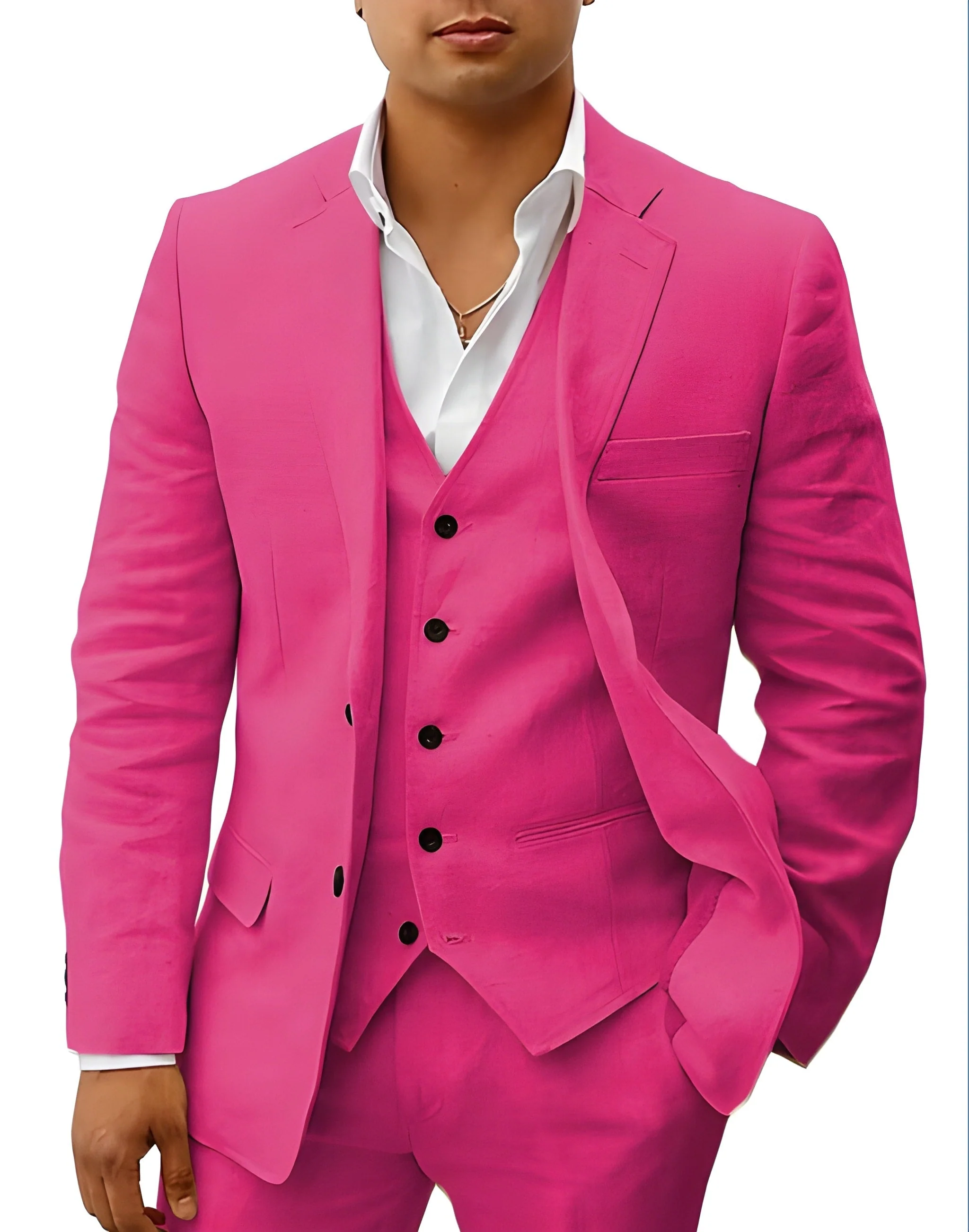 Otis | Men’s Classic Three-Piece Suit with Matching Waistcoat - Image 12